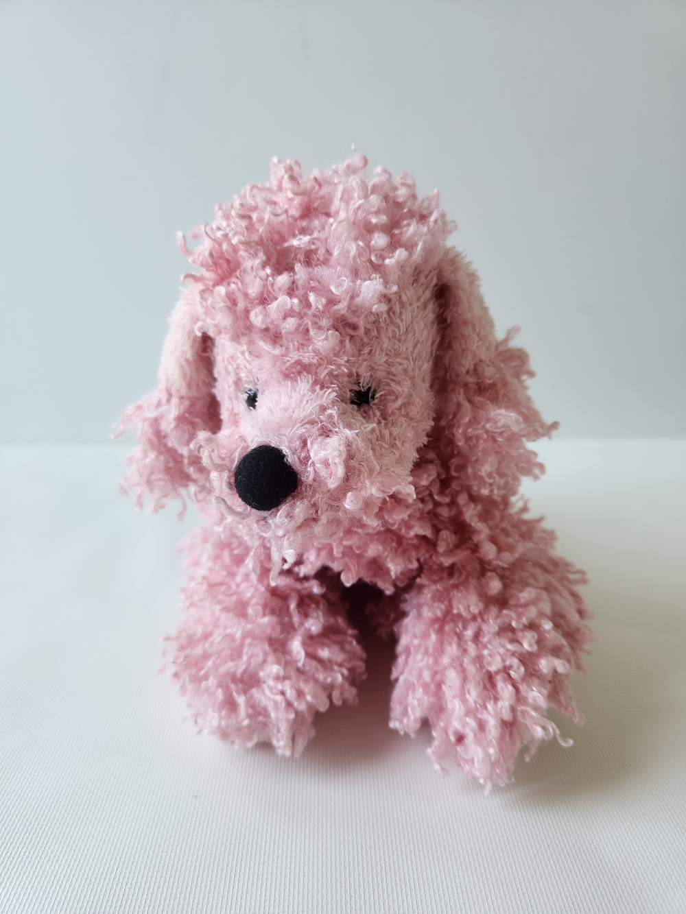 GANZ Webkinz Pink Poodle Plush NO CODE HM107 Puppy Dog Stuffed Animal